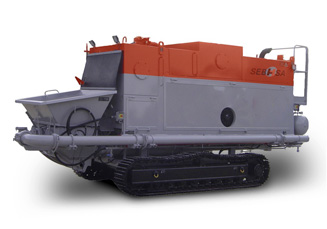 Crawler mounted concrete pump 90 m³/h SEBHSA BD-3907.OR
