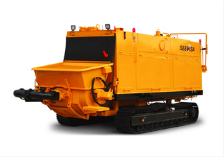 Crawler mounted concrete pump 140 m³/h SEBHSA BD-4147.OR